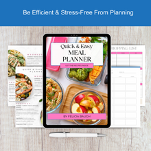 Load image into Gallery viewer, Quick & Easy Meal Planner for Busy Working Moms (Digital)