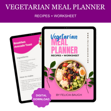 Load image into Gallery viewer, Vegetarian Meal Planner
